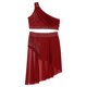 thumbnail image 5 of Niños Niñas diamantes de imitación brillantes 2 uds traje de baile de Ballet gimnasia vestido de patinaje artístico Ballet danza lírica disfraz de actuación, 5 of 5
