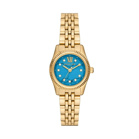 Michael Kors Lexington Three-Hand Gold-Tone Steel Women's Watch (Model: MK4813)