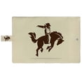 thumbnail image 3 of PKQWTM Cowboy Riding Wild Horse Book Cover Book Protector Book Sleeve Book Pouch Book Bag 6x9 inch, 3 of 4