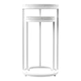 thumbnail image 2 of SEI Meubles Vicanno Terrazzo Tables d'Extérieur en Blanc, 2 of 3