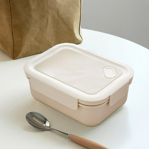 Lonchera de plástico multicolor con múltiples compartimentos | A prueba de fugas y apta para microondas | Para estudiantes, la oficina o picnics | Incluye espacio para utensilios y bolsa térmica