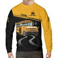 thumbnail image 6 of Personalized School Bus Driver Shirt - Custom Yellow Bus Driver 3D Hoodie for Men and Women (T-shirt, 4XL), 6 of 7