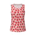 thumbnail image 6 of Sigee Strawberry And Flowers for Women's Workout Tank Top,Running Tank Tops,Sleeveless Gym ClothesXX-Large, 6 of 8