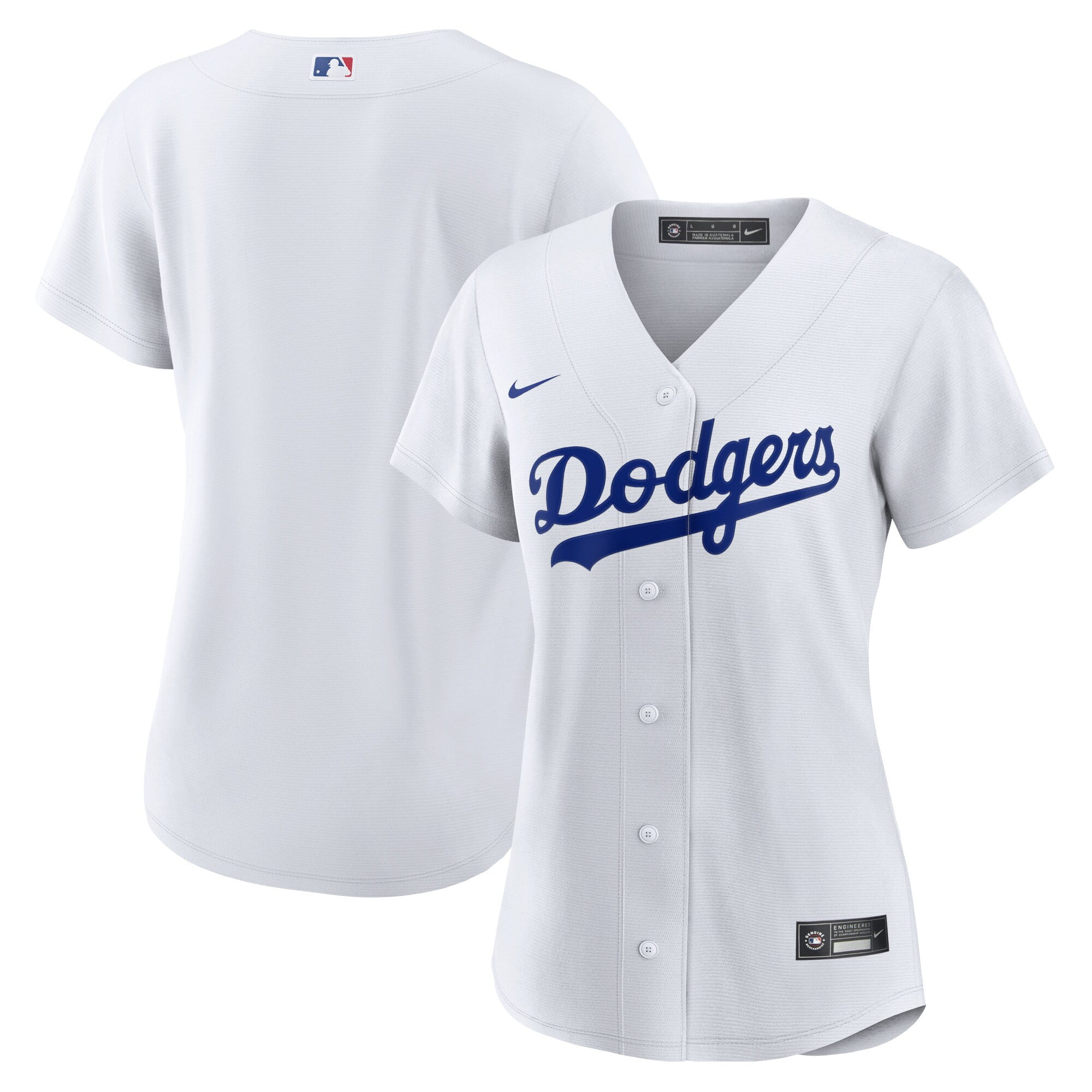 Women's Nike White Los Angeles Dodgers Home Blank Replica Jersey