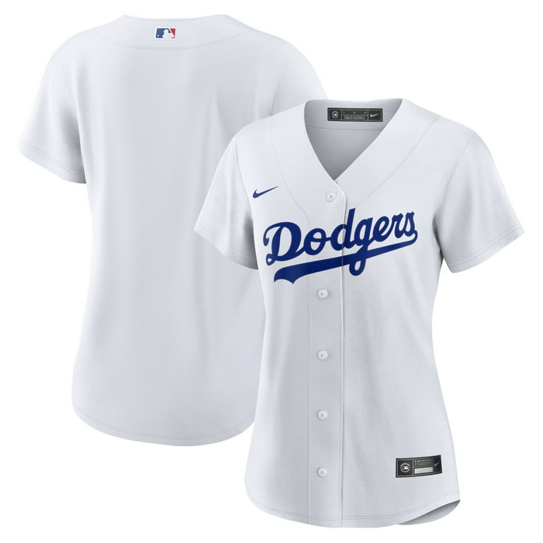 Women s Nike White Los Angeles Dodgers Home Blank Replica Jersey