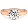 thumbnail image 3 of 5 Carat IGI Certified Round Shape Lab Grown Diamond Engagement Ring | 14K Rose Gold |Ember Secret Halo Diamond Ring | FG-VS1-VS2 Quality Friendly Diamonds, 3 of 4