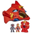 thumbnail image 3 of Disney Jr. Series Marvel’s Iron Man and his Awesome Friends Giant-Sized Armor Iron Jet, 3 of 8