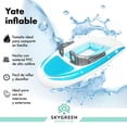 thumbnail image 2 of Bote Inflable de Lujo Sky Green para 6 Personas con 2 Hieleras, 2 of 9
