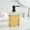 Clear, variant on Clear Glass Soap Dispenser PURE SOAP 18 FL OZ