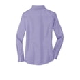 thumbnail image 3 of Red House Adult Female Women Windowpane Shirt Thistle Purple 4X-Large, 3 of 3