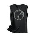 thumbnail image 5 of LSLJS Débardeurs pour Femmes Débardeurs Décontractés à Imprimé pour Femmes Coupe Ajustée Col Rond Sans Manches Chandails à Blocs T-Shirts Hauts Hauts Chemisiers, 5 of 5