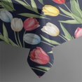 thumbnail image 4 of Pioneer Flower Floral Print Pattern Rectangle Tablecloth 60"x120", Waterproof Polyester Table Cloth, Wipeable Spillproof for Dining Camping Indoor Outdoor, 4 of 6