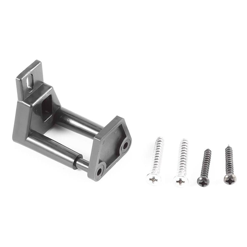 Greensen Premium Plastic Bottom Floor Guide Wall Mounted Sliding Barn Door Hardware with Screws, Floor Roller Guide