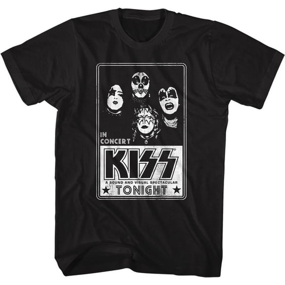 Kiss Tonight Black Adult T-Shirt 4Xlt