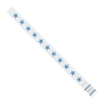thumbnail image 2 of Tyvek® Wristbands Stars Blue 3/4" X 10" (500 Per/Case), 2 of 4