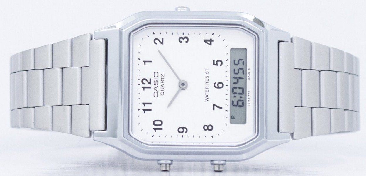 Men's AQ-230A-7B Digital Analog Dress Watch
