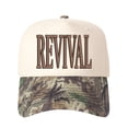 thumbnail image 3 of REVIVAL Embroidered Patchwork Trucker Cap | Adjustable Unisex Snapback, Fresh Fire Essential, 3 of 10