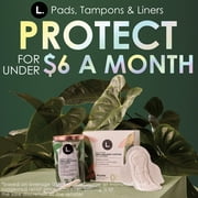 L. Ultra Thin Pads, Organic Cotton Top Layer, Extra Long Overnight, 20 Count