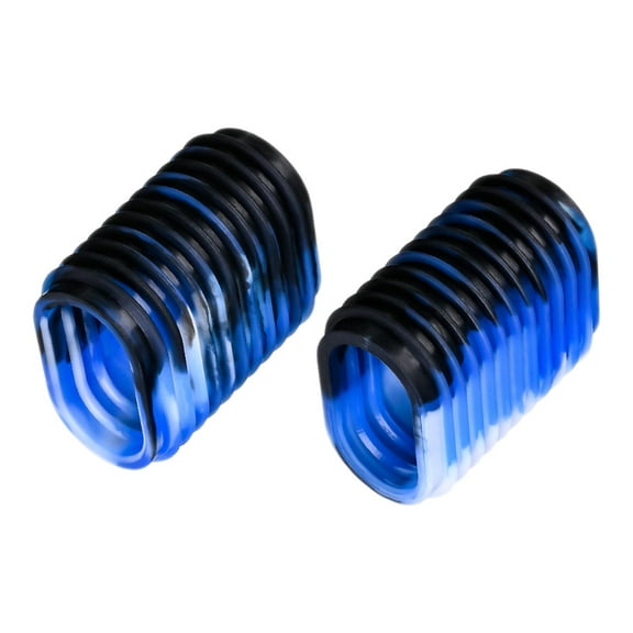 Elastic Silicone Reel Slip Fishing Reel Handle Grips Baitcaster Knob Covers , Blue