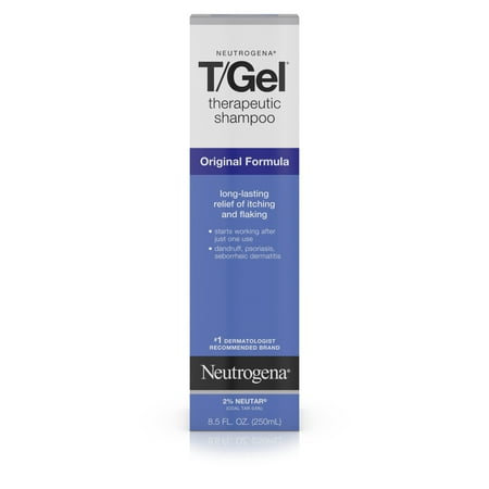 Zymox Medicated Shampoo - Neutrogena T/Gel Therapeutic Dandruff Treatment Shampoo, 8.5 fl. oz