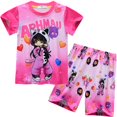 thumbnail image 1 of Girls Pajamas Aphmau Short Sleeve 2 Piece Set Pajamas Suit Summer-SinKeeU, 1 of 4