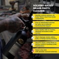 thumbnail image 3 of Zep Brake Wash Non-Chlorinated Brake Parts Cleaner - 1 Gallon (Case of 4) 50524 - Removes Brake Fluid, Dissolves Grease & Oil, 3 of 6
