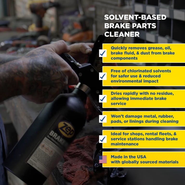 Zep Brake Wash Non-Chlorinated Brake Parts Cleaner, 50535, 5
