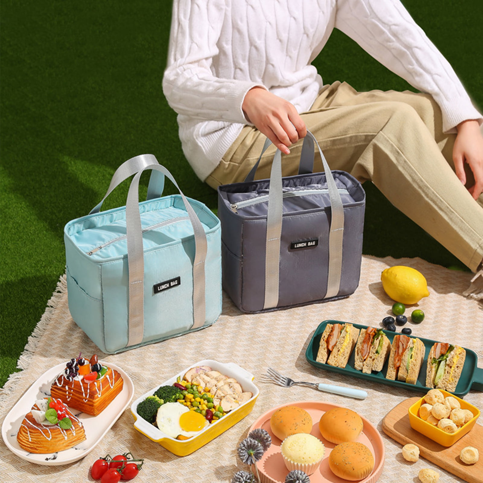 ELITEHOME Quick Lunch Tiffin Bag for Office Women & Men, Travel