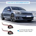 thumbnail image 1 of 1 par de soportes de adaptadores de base de bombilla de faro LED H7 para Vito Golf Jetta MK7, 1 of 6
