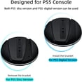 thumbnail image 2 of RGB Vertical Stand for PS5 Console, LED Base Gaming Stand with USB Hub Compatible with PS5 Digital Editions & Disc Editions, 2 of 4