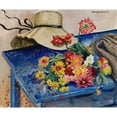 thumbnail image 3 of Nina Aleksandrowicz 17x15 Black Modern Framed Museum Art Print Titled - Hat with Flowers (1924), 3 of 5