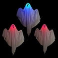 thumbnail image 2 of Ventas promocionales Adorno colgante de 3 piezas Fantasma, adorno de fantasma volador y adorno festivo (brillante), 2 of 5