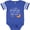 Football Blue and White, variant on Inktastic I Love My Pap Pap to the Moon and Back Boys or Girls Baby Bodysuit