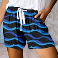 thumbnail image 3 of Beach Shorts for Women Summer Casual Lightweight Relaxed Fit Elastic High Waist Athletic Shorts with Pockets, 3 of 5