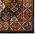 thumbnail image 6 of Linon Capri Area Rug Collection, Black and Burgundy, 6'5" x 9'3", 6 of 6