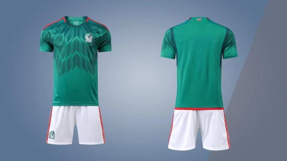 Mexicana Home Mexico Soccer Jersey 2022 World Cup Home Jersey + Soccer
