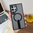 thumbnail image 1 of Clear Magnetic Shockproof Armor Case with Metal Stand for Galaxy S Series, 1 of 7