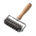 thumbnail image 3 of Pastry Lattice Roller Dough Wheel Cutter Baking Tool with Stainless Steel Blade for Pies Pizza Cakes and Bread, 3 of 9