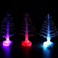 thumbnail image 3 of 7 Colors Changing Fiber Optic Christmas Tree LED Night Light Lamp Desktop Decorative Lamp Xmas Gifts, 3 of 10