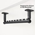 Angled Closet Rod, 35.4in Sloped Ceiling Closet Solutions for Angled ...