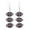 as the picture shows, variant on Mfigree 2024 New Wooden Baseball Rugby Football Basketball Personalized And Creative Sports Long Earrings Dangling Earrings