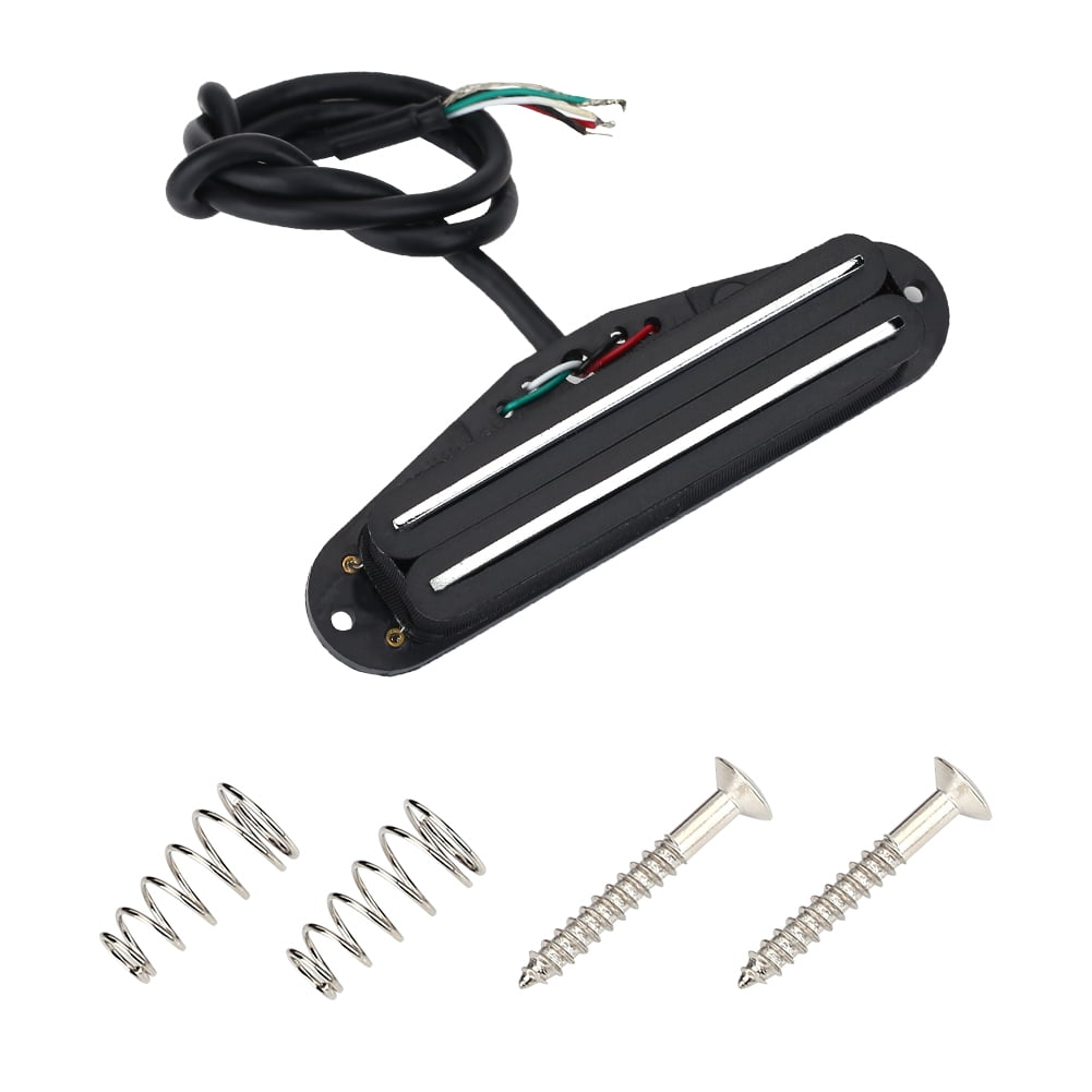Muslady Double Twin Hot Rail Humbucker Pickup with 4 Wires for ST LP Electric Guitar Replacement Parts 