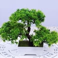 thumbnail image 1 of Simulation Bonsai Plastic Resin Artificial Decoration Plant Home Office plant bonsai artificial Tabletop Fake Flower Decor, 1 of 1