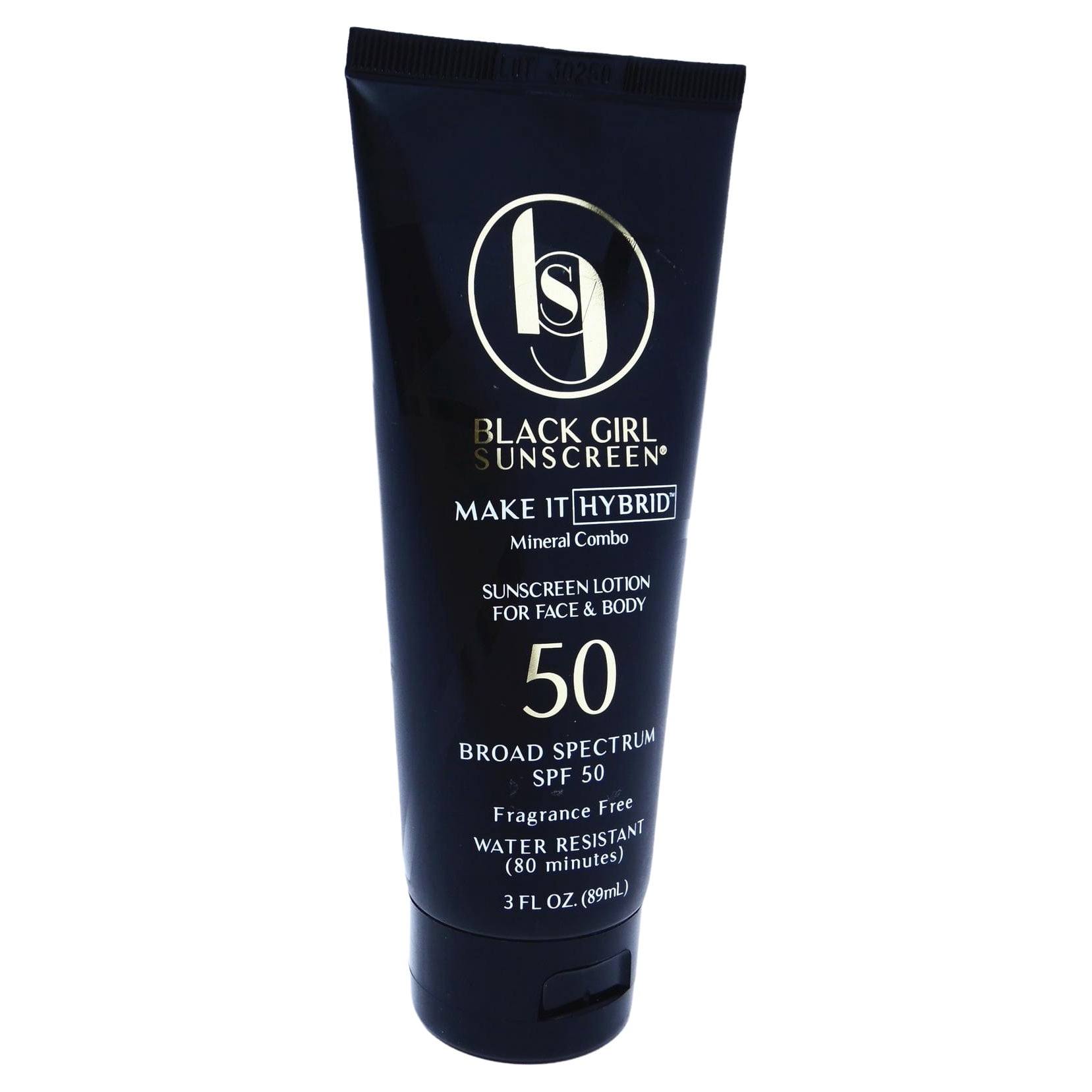Black Girl Sunscreen Make It Hybrid Mineral Combo Sunscreen Lotion SPF 50, 3 oz.