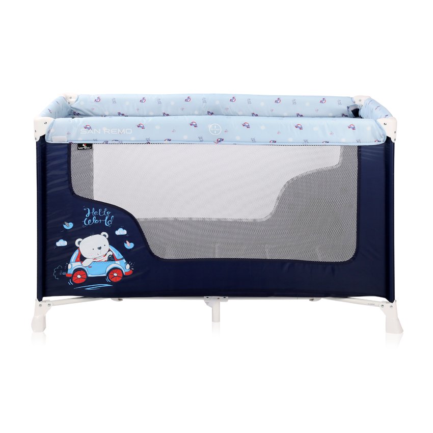Lorelli SR1 1 Layer Portable Baby Travel Cot Crib Bed Playpen