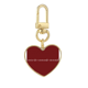 thumbnail image 1 of Llavero de metal en forma de corazón dorado, 1 of 3