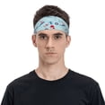 thumbnail image 2 of Daiia Sailboats Anchors printed Men's Performance Headband,Sports Headbands,Moisture Wicking Workout Headband, 2 of 9
