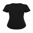 thumbnail image 2 of Playera Simply Basic para Mujer, Manga Corta Escote Redondo Negro Talla M, 2 of 4