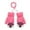Q1Watermelon Red, variant on lnmuld Gloves Winter Kids Winter Soft Knitted Mittens Adorable Cat Design Detachable Lanyard for Outdoor Play Cold Weather Size:4-7 Years