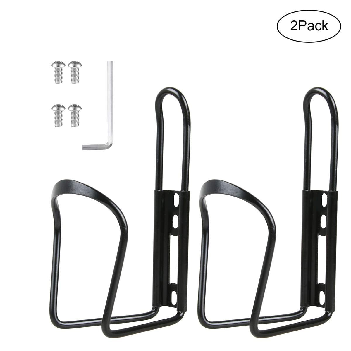 2 Pack Bike Water Bottle Holder Carrier Bicycle Drink Container Cage Bracket New 